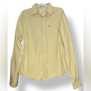 Hollister Pale Green Casual Shirt